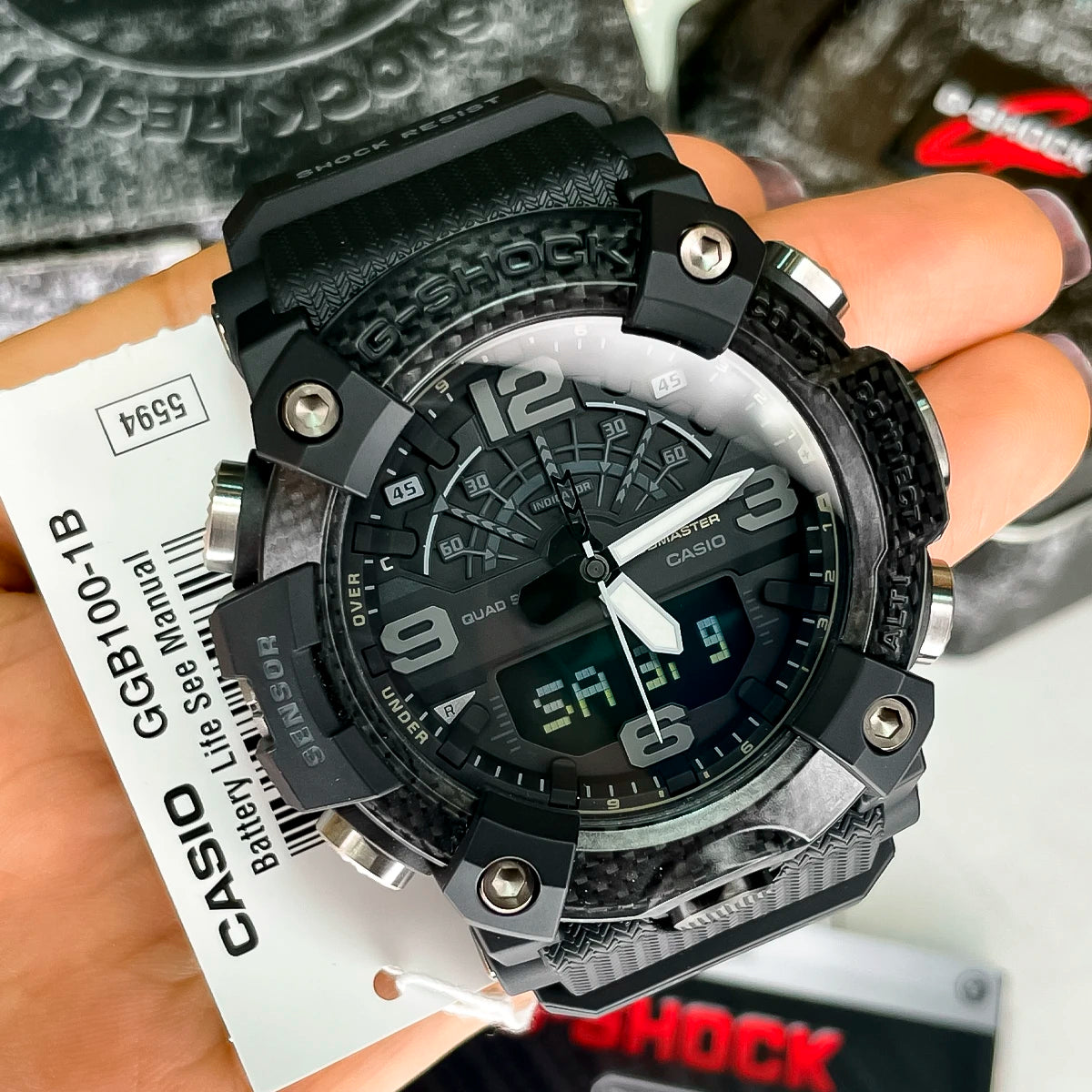 RELOJ G-SHOCK MUDMASTER NEGRO GG-B100-1B G-SK-102