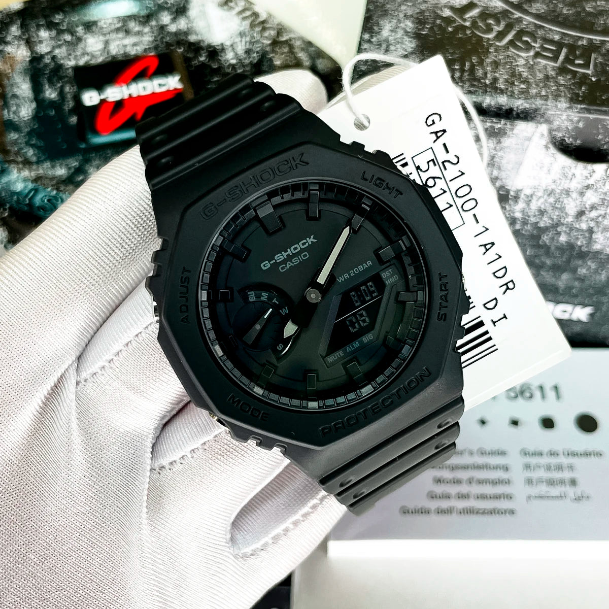 RELOJ G-SHOCK NEGRO GA-2100-1A1ER G-SK-10