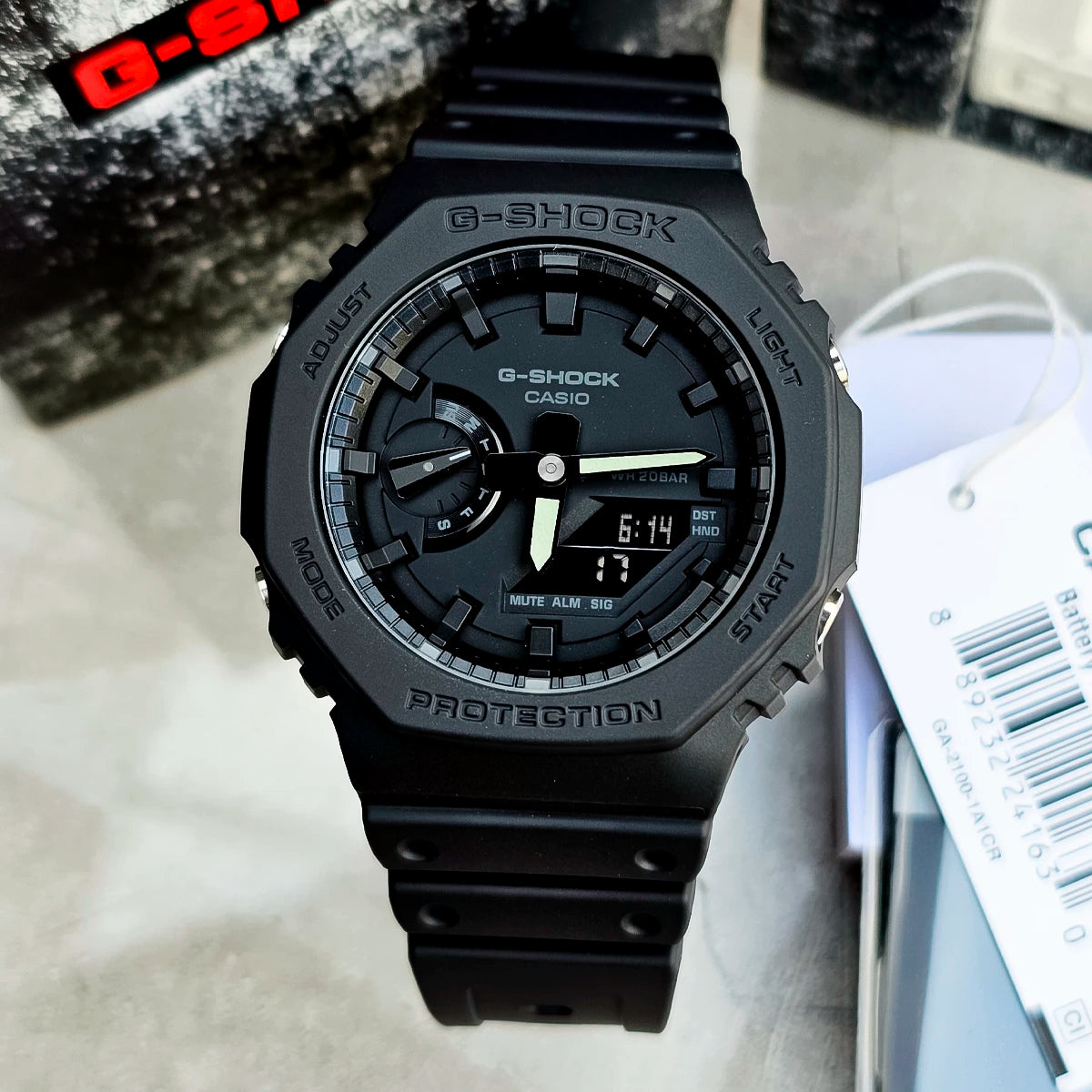 RELOJ G-SHOCK NEGRO GA-2100-1A1ER G-SK-10