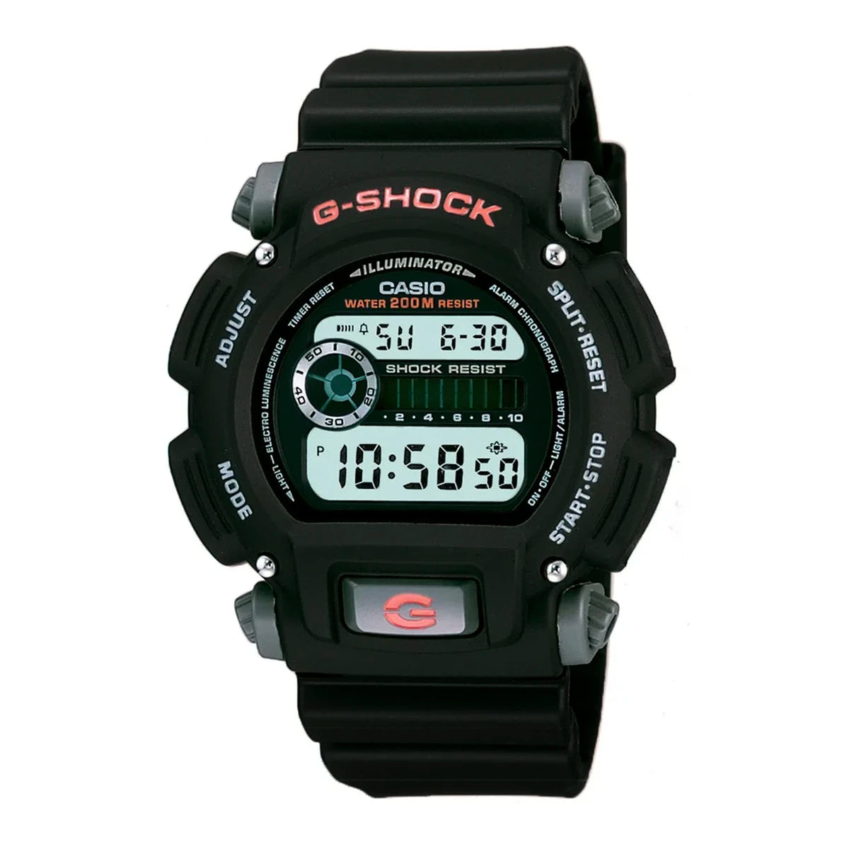 RELOJ G-SHOCK NEGRO DW-9052-1V G-SK-112