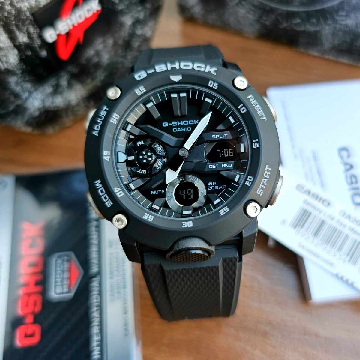 RELOJ G-SHOCK NEGRO GA-2000S G-SK-115