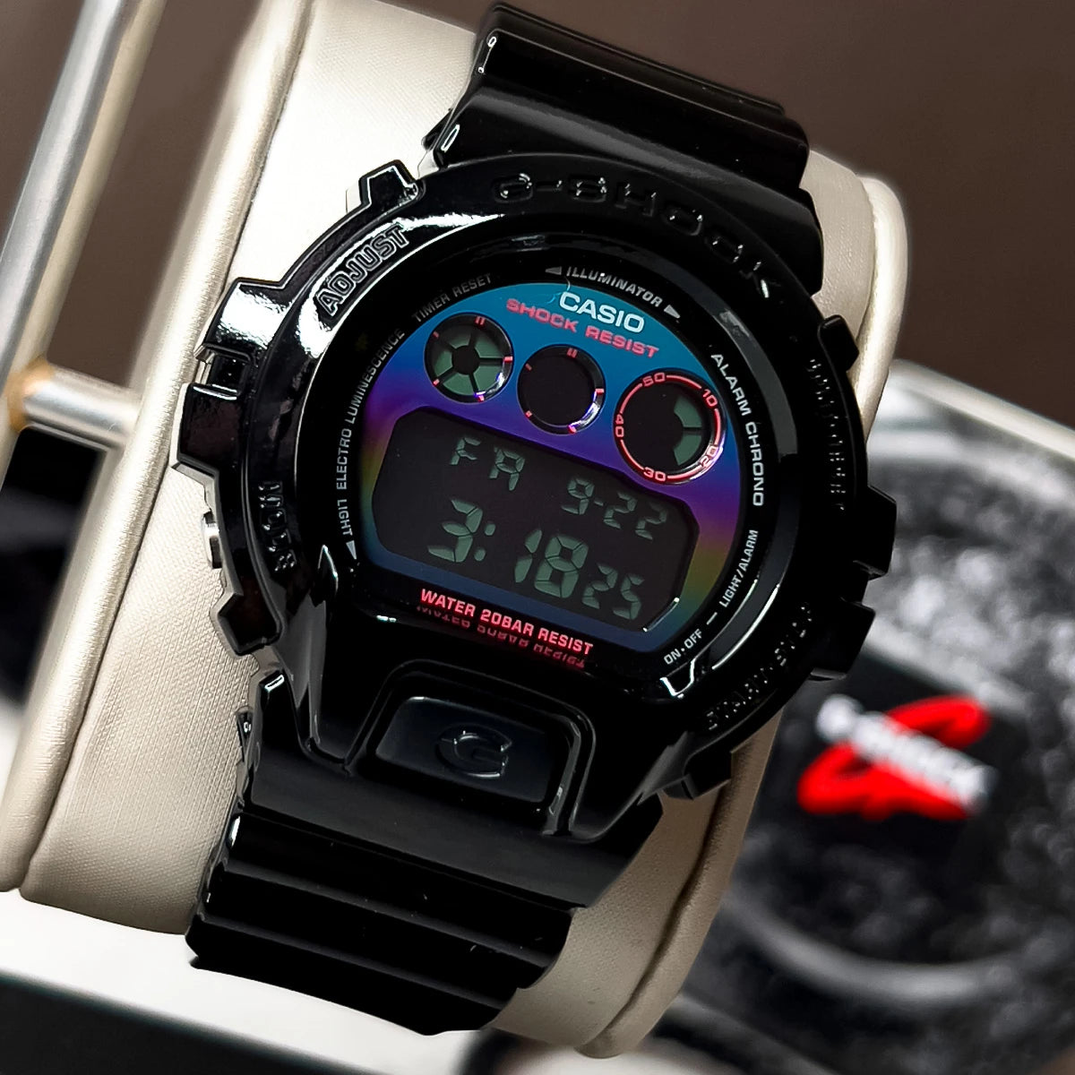 RELOJ G-SHOCK NEGRO DW-6900RGB-1 G-SK-119