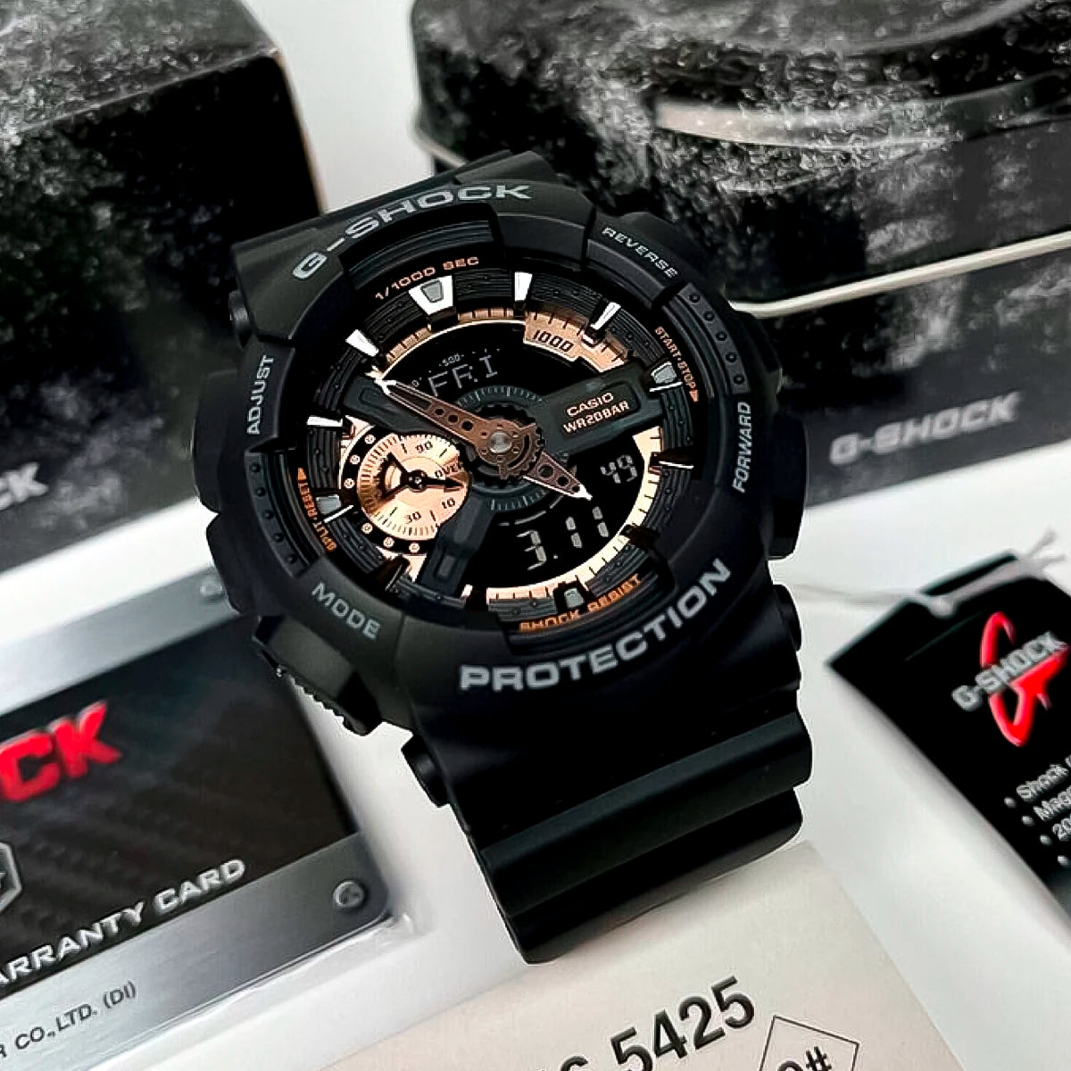 RELOJ G-SHOCK NEGRO GA-110RG-1A G-SK-121