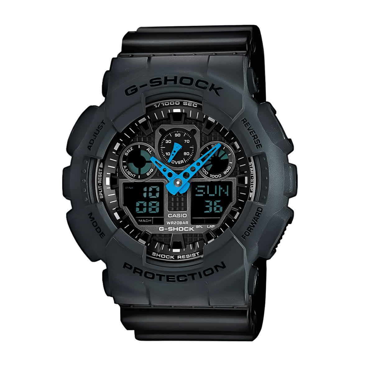 RELOJ G-SHOCK NEGRO GA-100C-8A G-SK-127