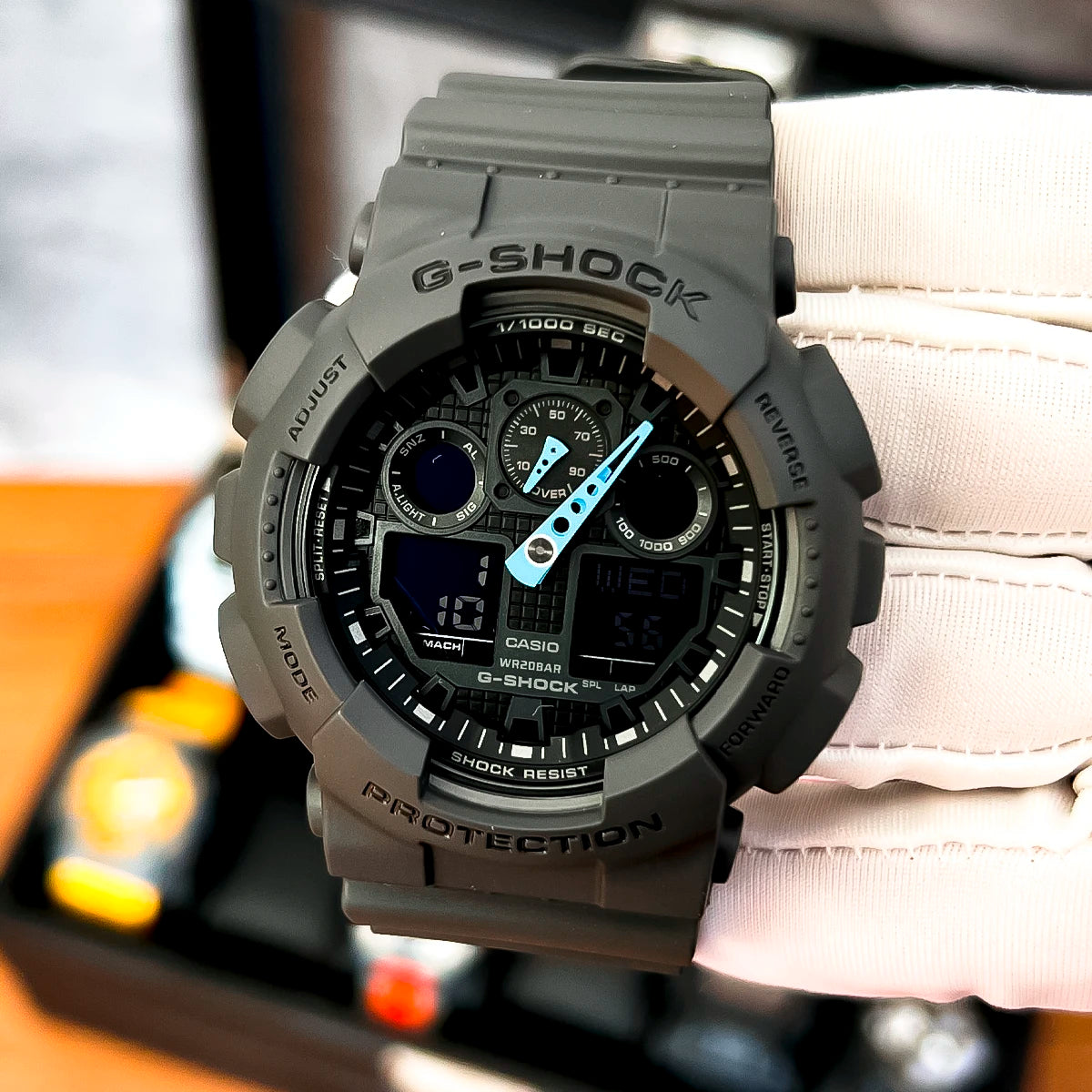 RELOJ G-SHOCK NEGRO GA-100C-8A G-SK-127