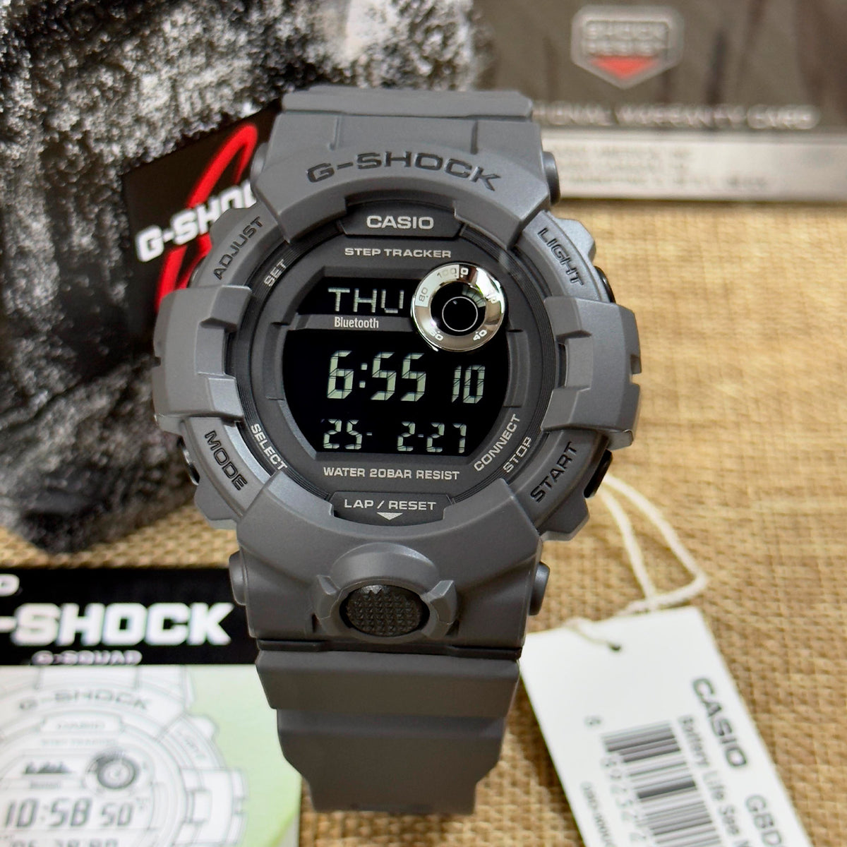 RELOJ G-SHOCK NEGRO GBD800UC-8 G-SK-131