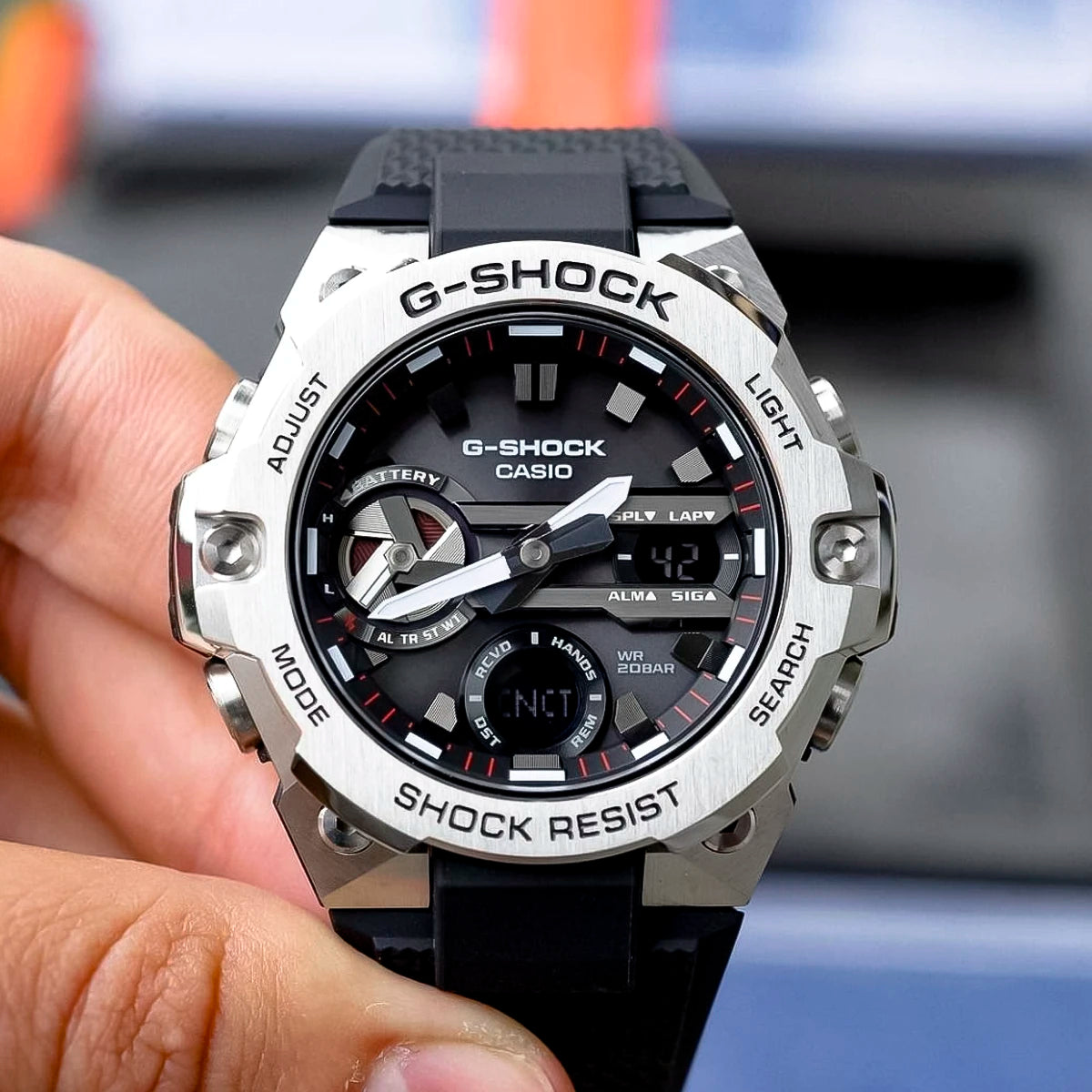 RELOJ G-SHOCK ACERO GST-B400-1ACR G-SK-140