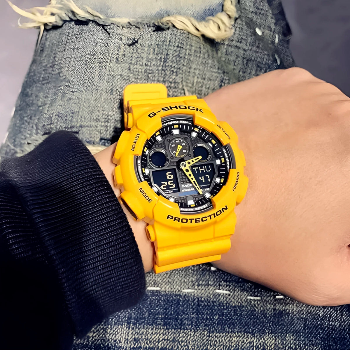 RELOJ G-SHOCK GA-100A-9ADR G-SK-148