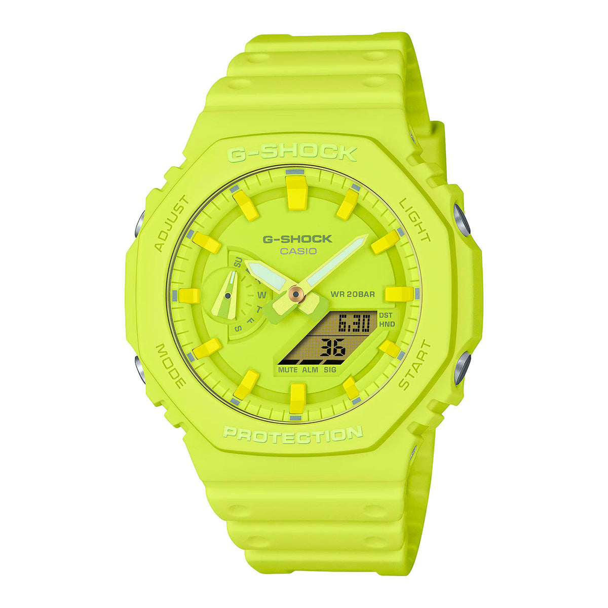 RELOJ G-SHOCK AMARILLO GA-2100-9A9 G-SK-154