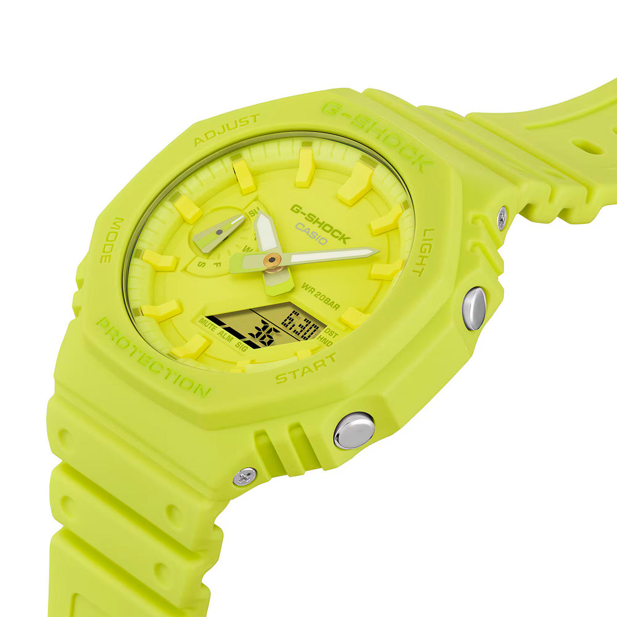 RELOJ G-SHOCK AMARILLO GA-2100-9A9 G-SK-154