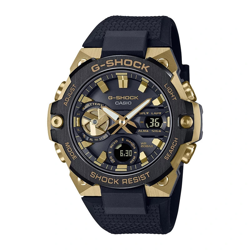 RELOJ G-SHOCK NEGRO - DORADO GST-B400GB-1A9 G-SK-155