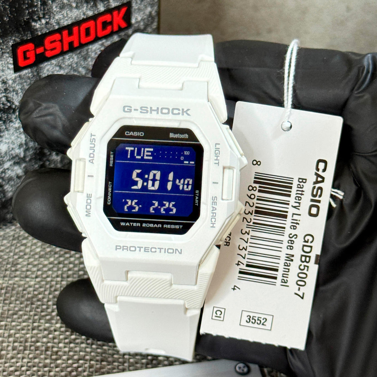 RELOJ G-SHOCK BLANCO GDB-500-7 G-SK-169