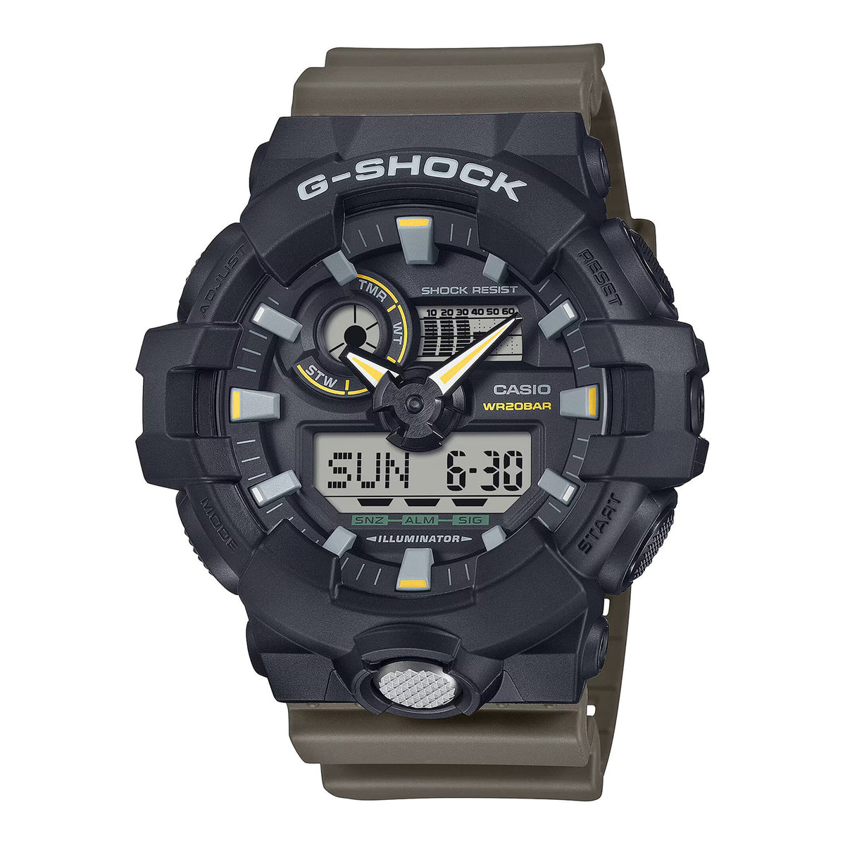 RELOJ G-SHOCK VERDE GA-710TU-1A3 G-SK-174