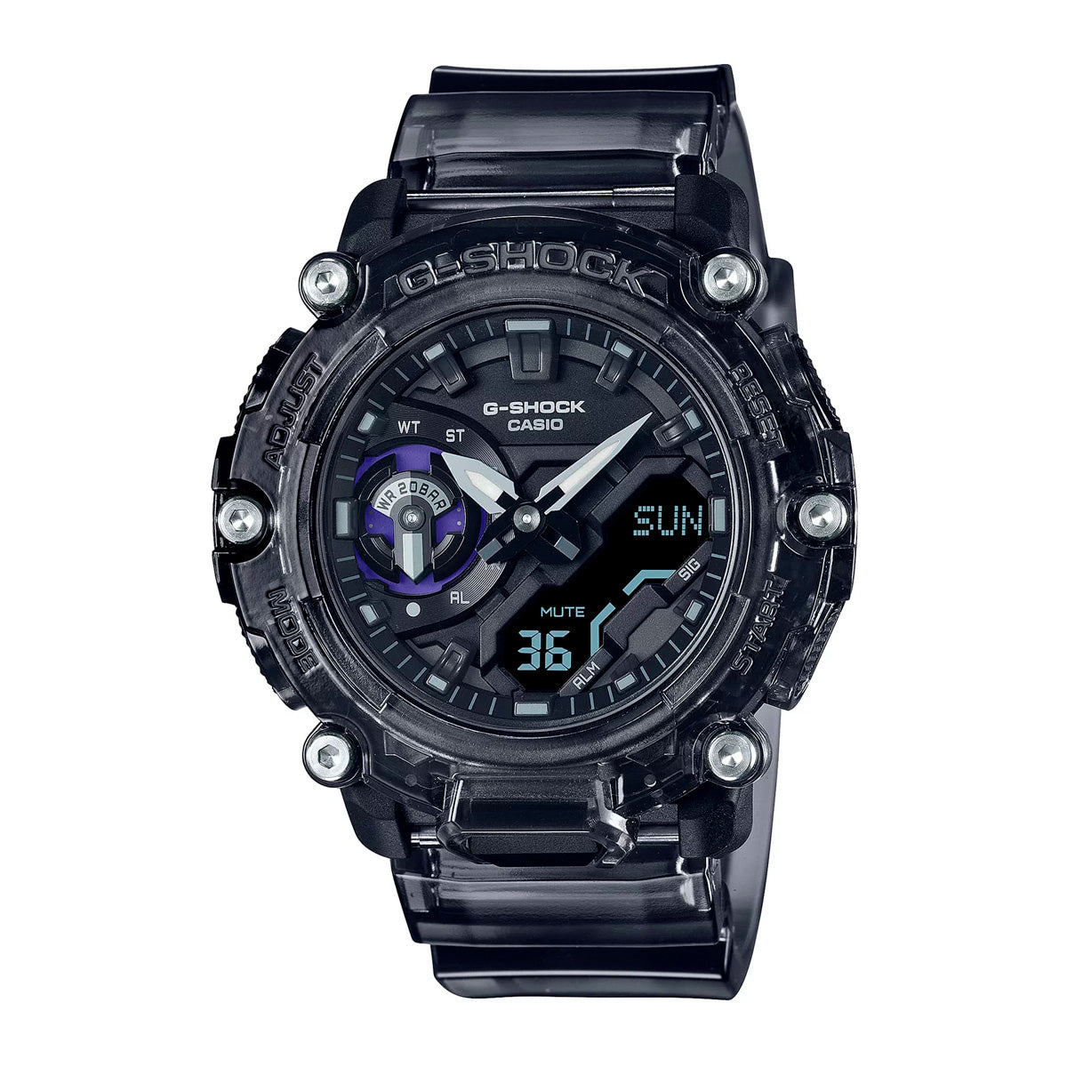 RELOJ G-SHOCK TRANSPARENTE GA-2200SKL-8A G-SK-176