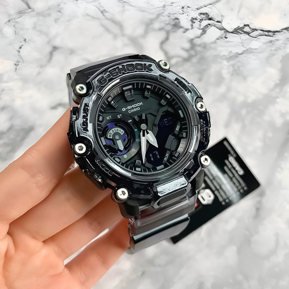 RELOJ G-SHOCK TRANSPARENTE GA-2200SKL-8A G-SK-176