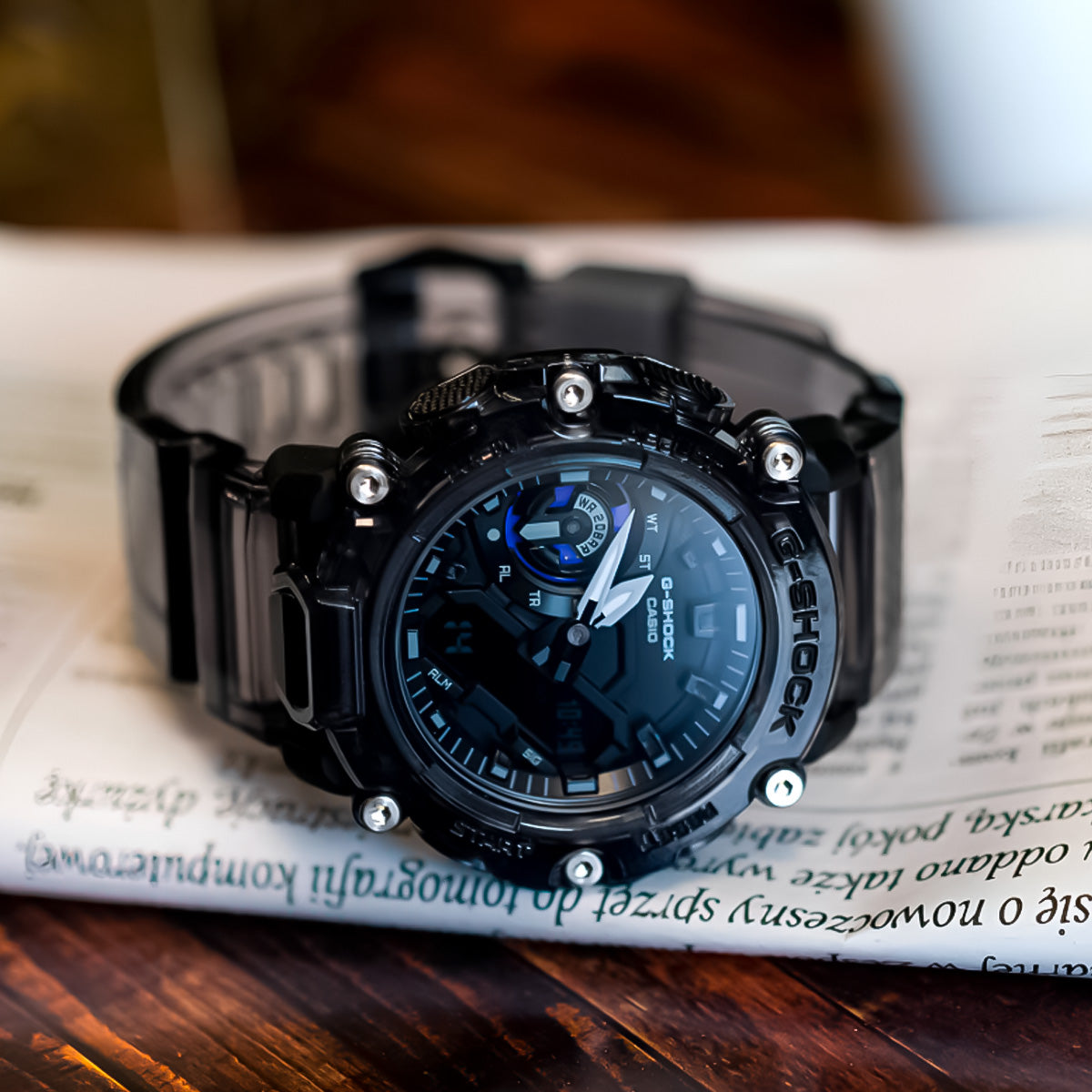 RELOJ G-SHOCK TRANSPARENTE GA-2200SKL-8A G-SK-176