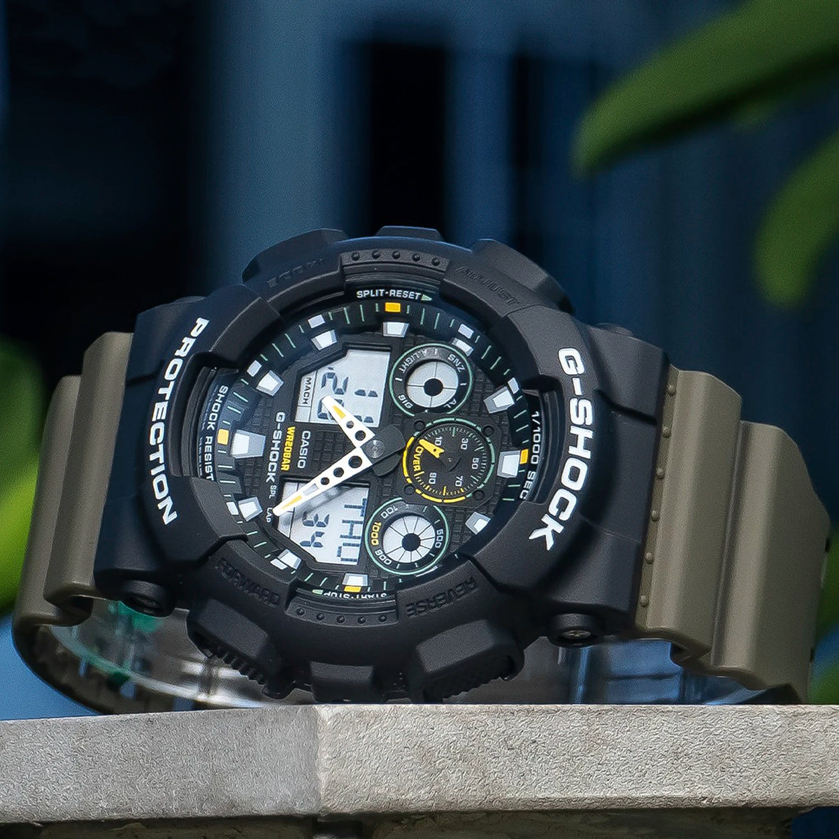 RELOJ G-SHOCK NEGRO GA-100TU-1A3 G-SK-178