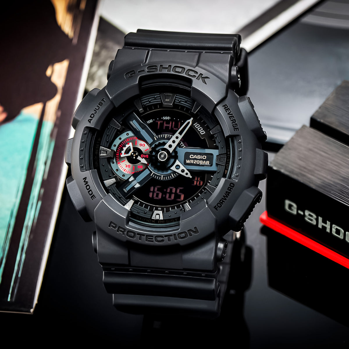 RELOJ G-SHOCK NEGRO GA-110MB-1ACR G-SK-193