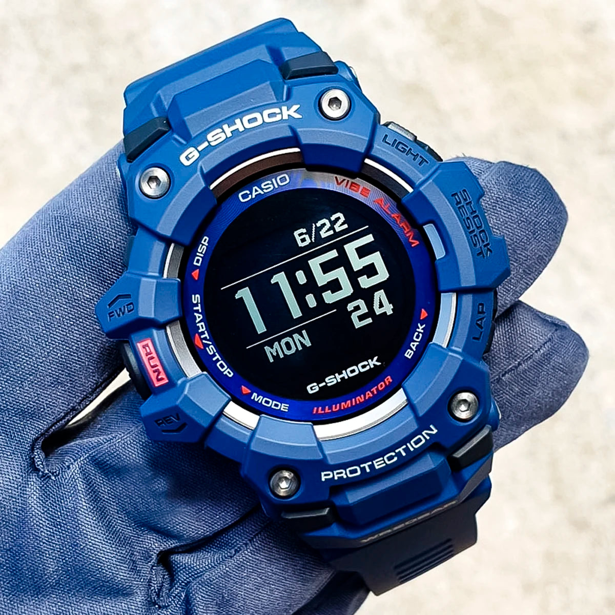 RELOJ G-SHOCK AZUL CON NEGRO GBD-100-2D G-SK-20