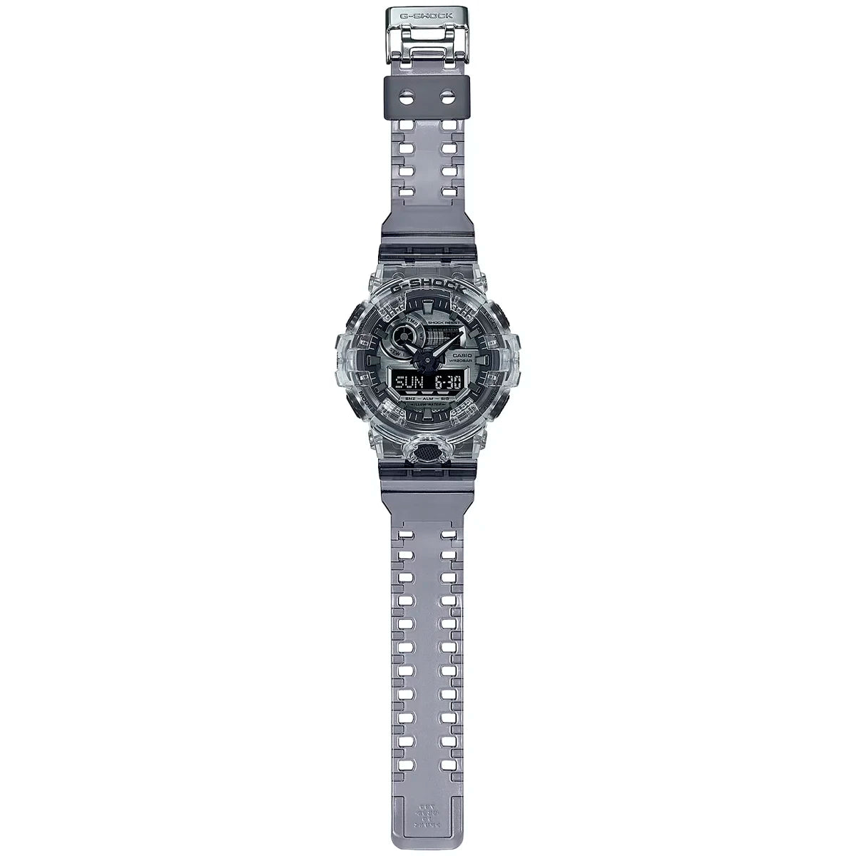 RELOJ G-SHOCK GRIS TRANSPARENTE GA-700SK-1ADR G-SK-25