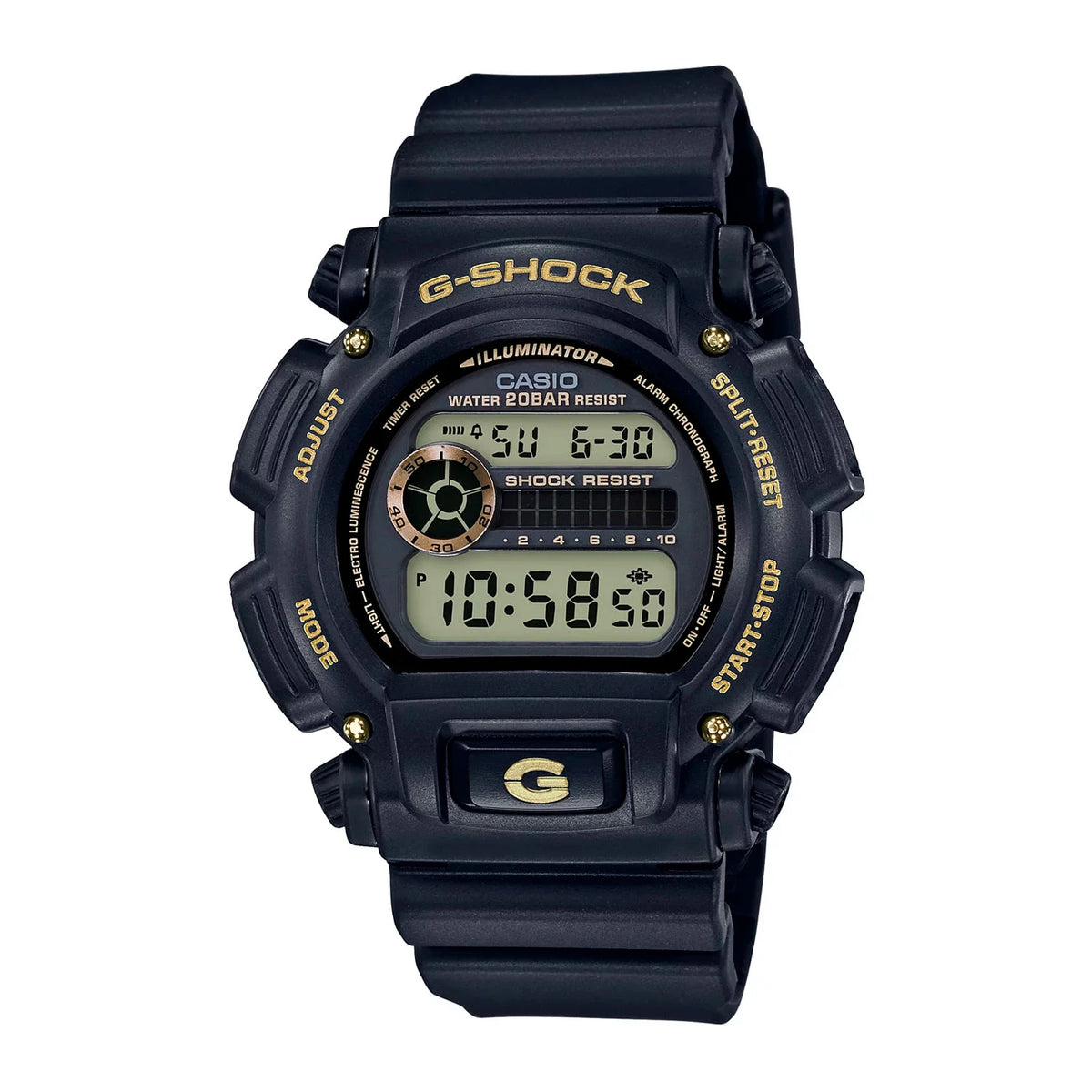 RELOJ G-SHOCK NEGRO DW-9052GBX G-SK-33