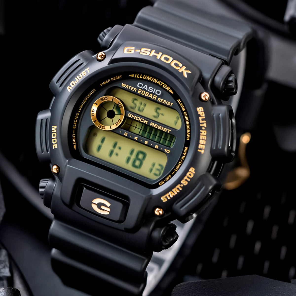 RELOJ G-SHOCK NEGRO DW-9052GBX G-SK-33