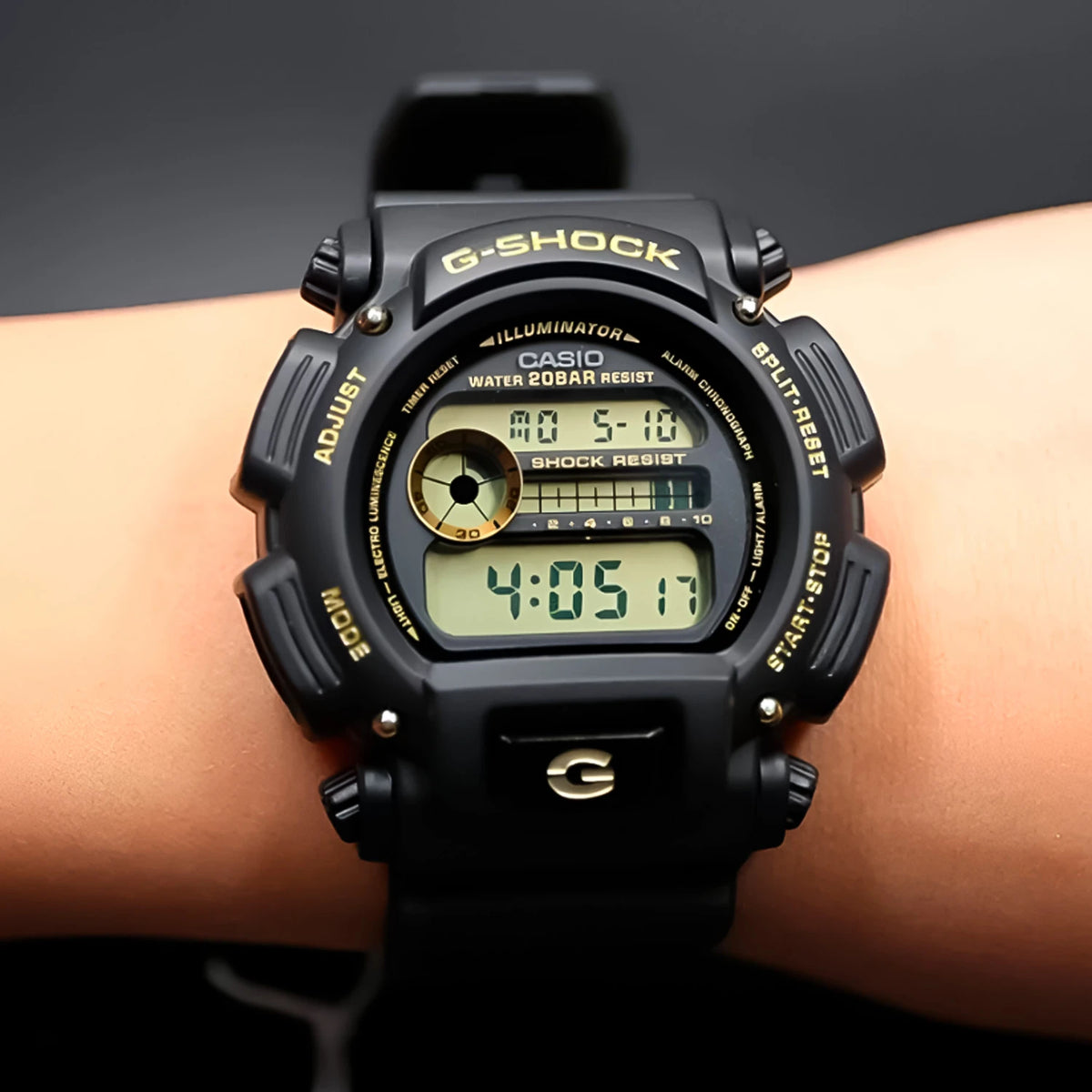 RELOJ G-SHOCK NEGRO DW-9052GBX G-SK-33