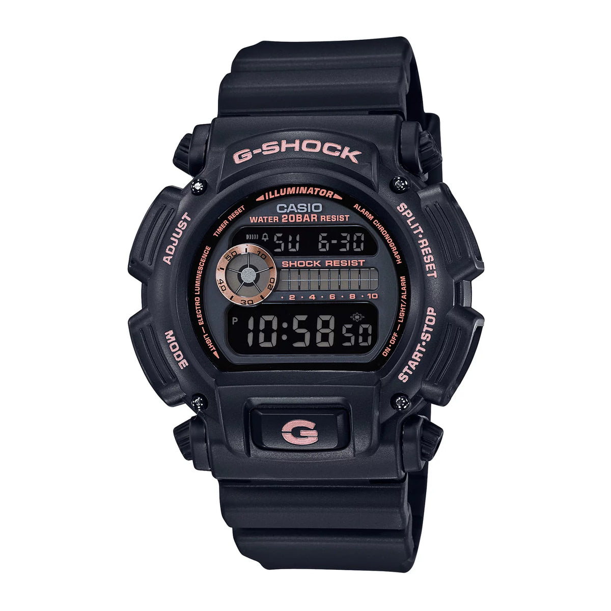 RELOJ G-SHOCK NEGRO DW-9052GBX G-SK-33