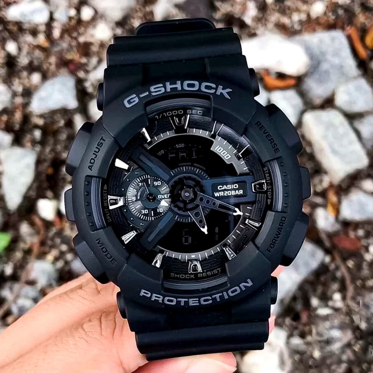 RELOJ G-SHOCK NEGRO GA-110-1B G-SK-43