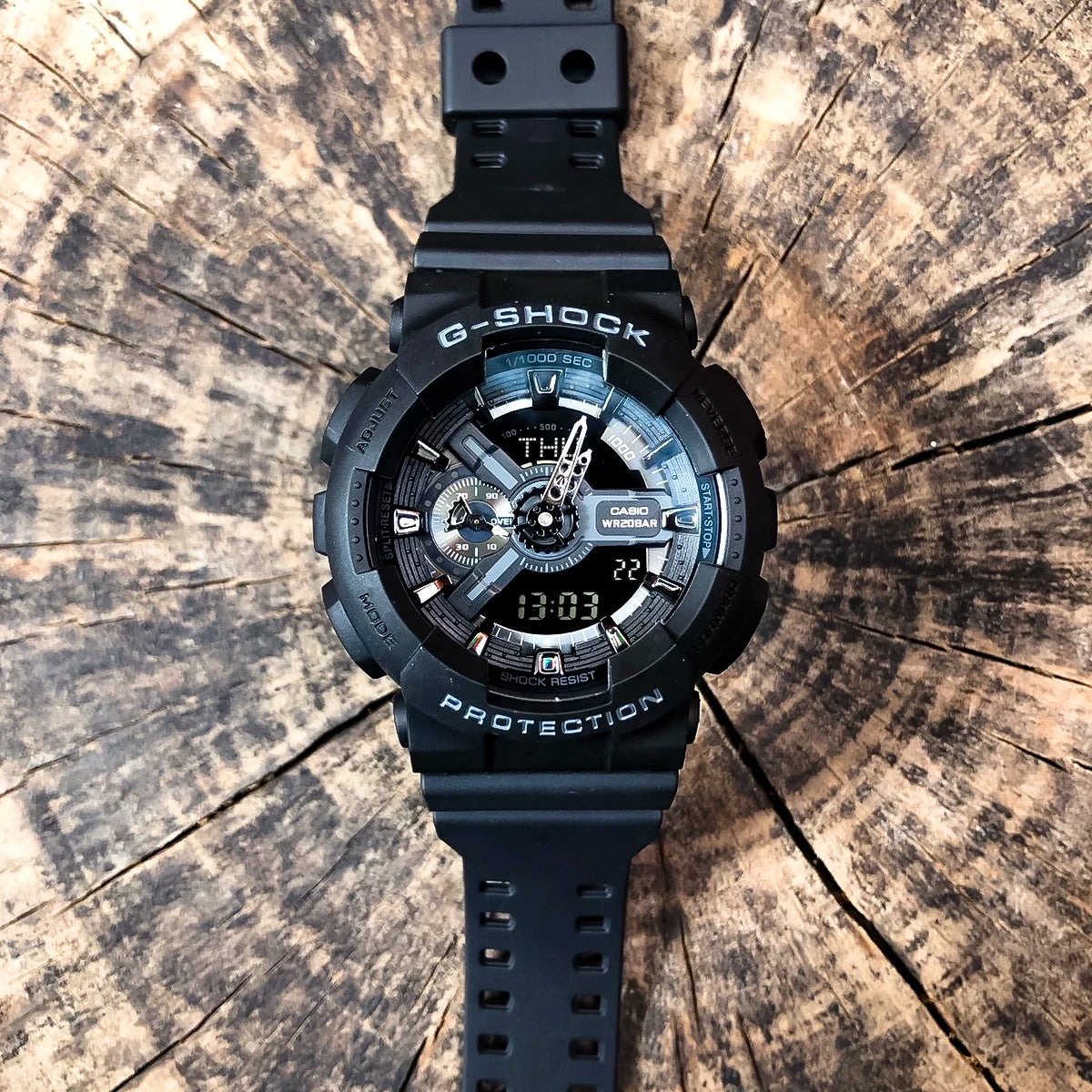 RELOJ G-SHOCK NEGRO GA-110-1B G-SK-43