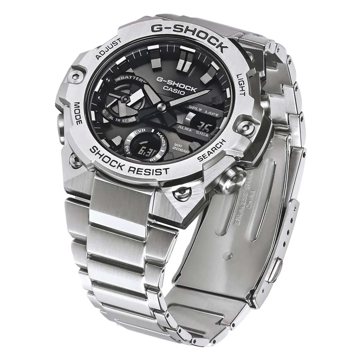 RELOJ G-SHOCK ACERO GSTB-400D-1A G-SK-44