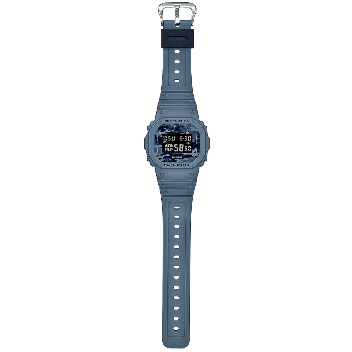 RELOJ G-SHOCK AZUL CON CAMUFLAJE DW-5600CA-8D G-SK-49