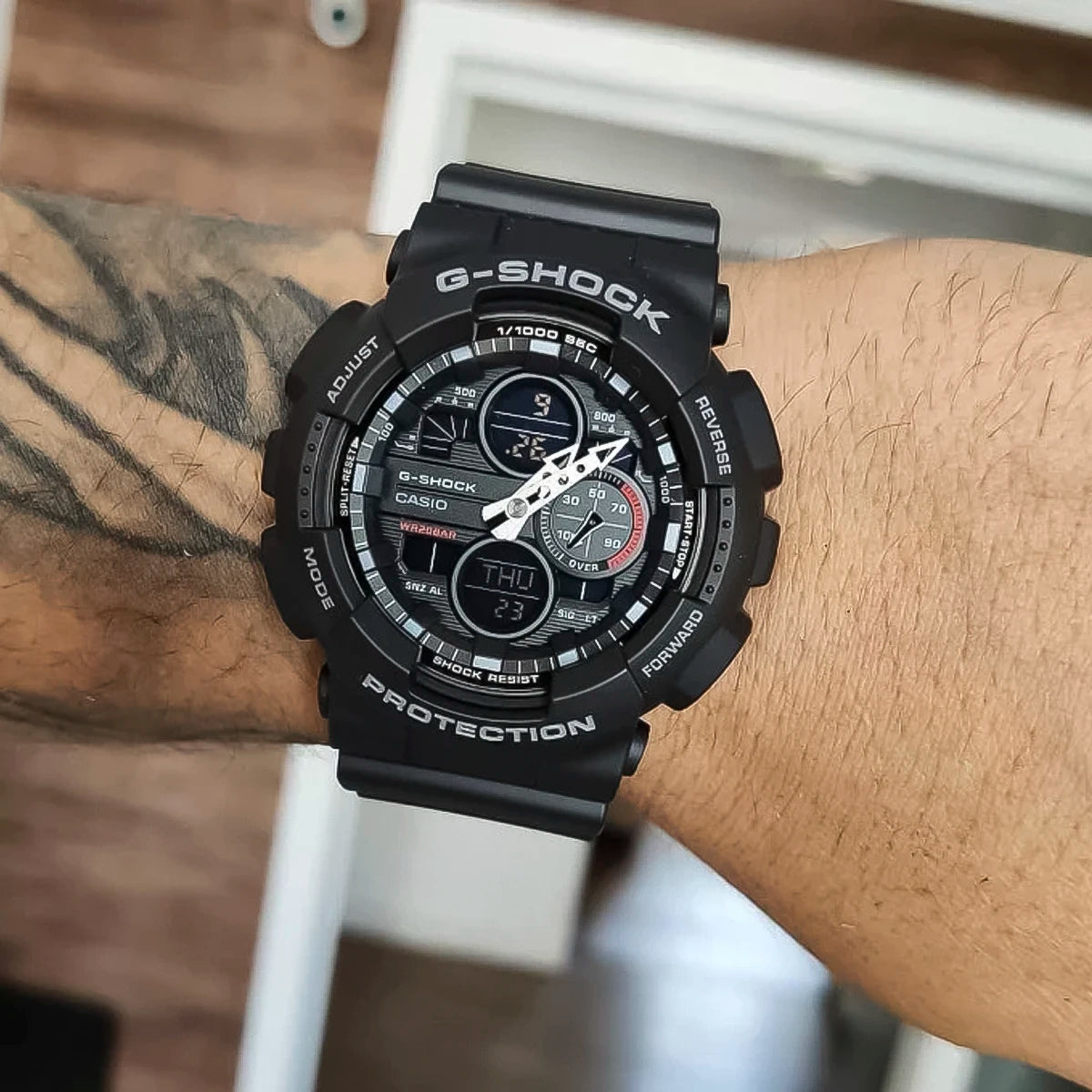 RELOJ G-SHOCK NEGRO GA-140-1A1CR  G-SK-69