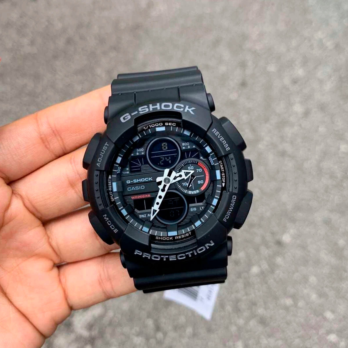 RELOJ G-SHOCK NEGRO GA-140-1A1CR  G-SK-69