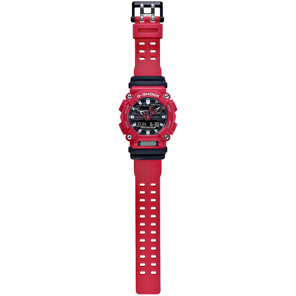 RELOJ G-SHOCK ROJO CON NEGRO GA-900-4A G-SK-7