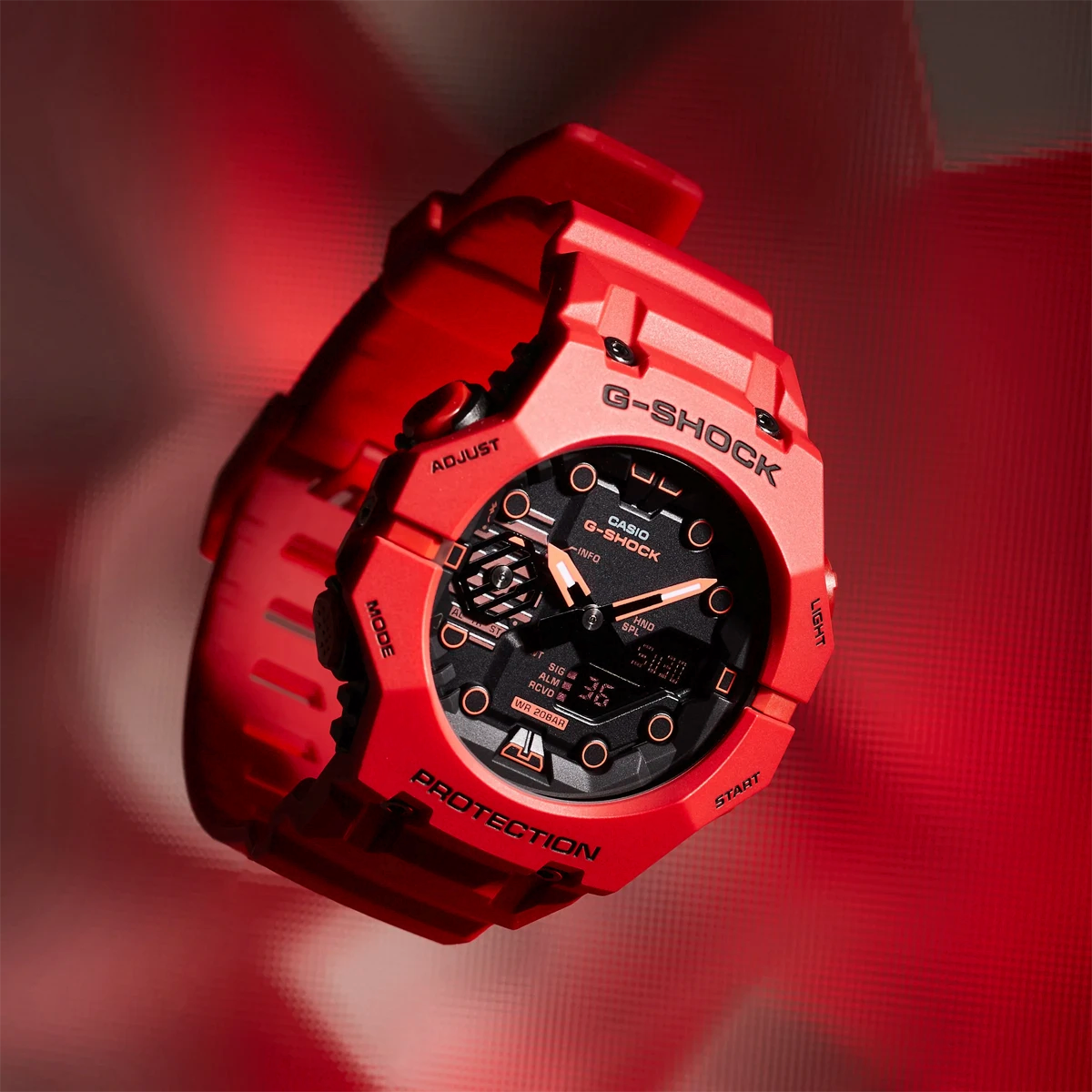 RELOJ G-SHOCK ROJO GAB001-4A G-SK-83