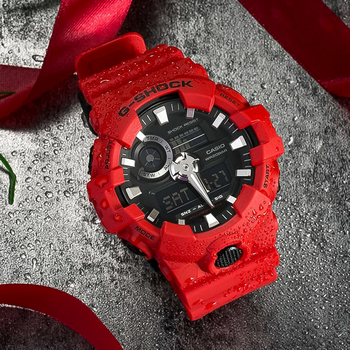 RELOJ G-SHOCK ROJO GA-700-4A G-SK-8