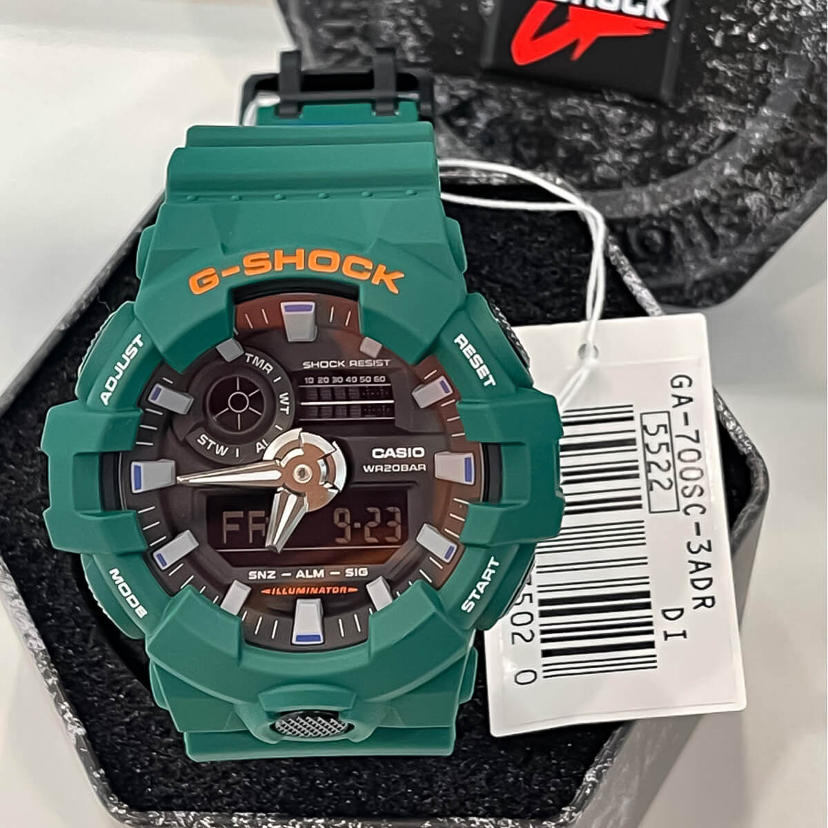 Reloj G-Shock GA-700SC-3A Hombre Resina Verde