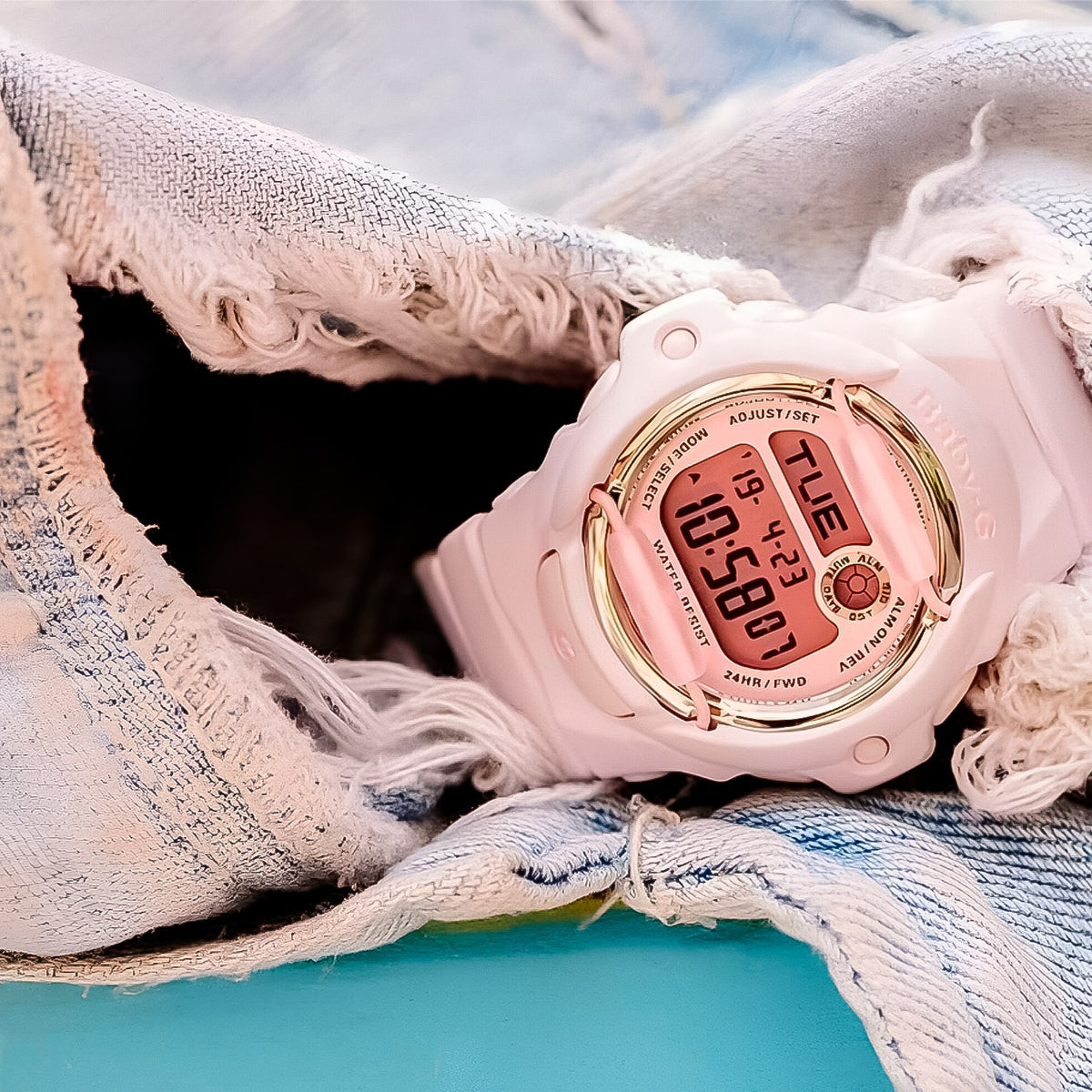 RELOJ BABY-G RESINA ROSADO BG-169M-4DR G-SK-M-17