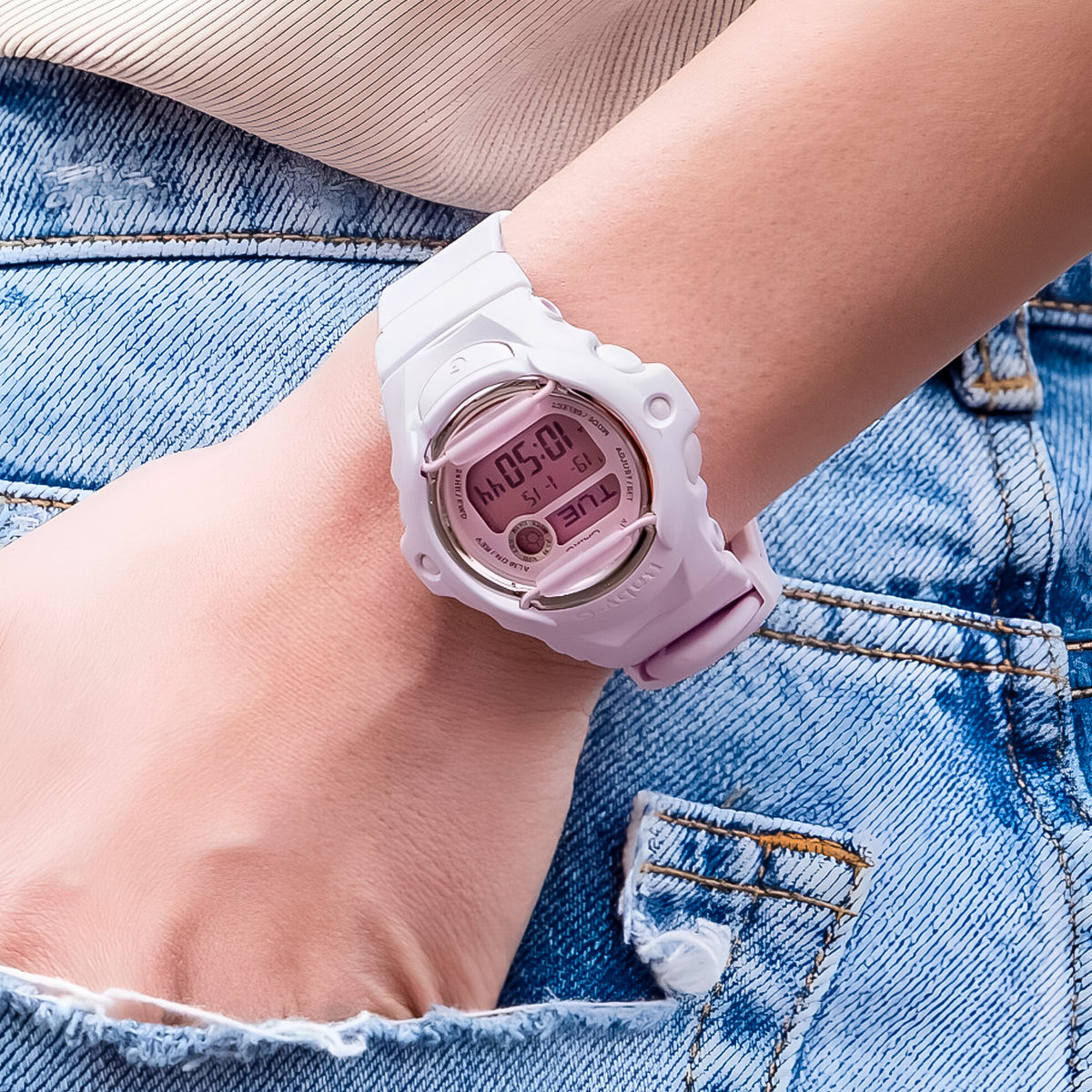 RELOJ BABY-G RESINA ROSADO BG-169M-4DR G-SK-M-17