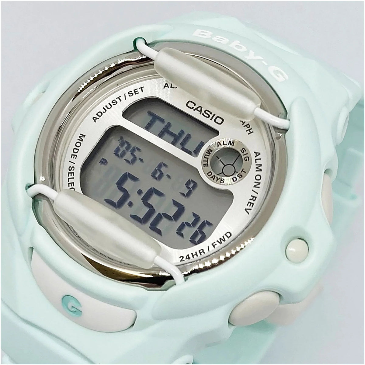 RELOJ BABY-G RESINA CELESTE BG-169R-3DR G-SK-M-20