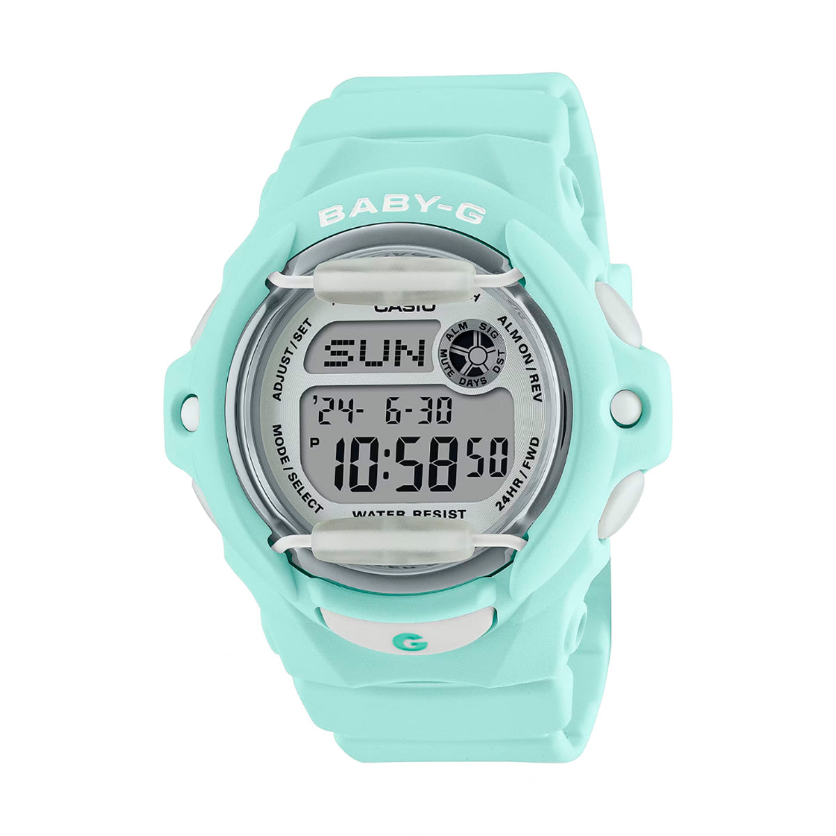 RELOJ BABY-G RESINA CELESTE BG-169R-3DR G-SK-M-20