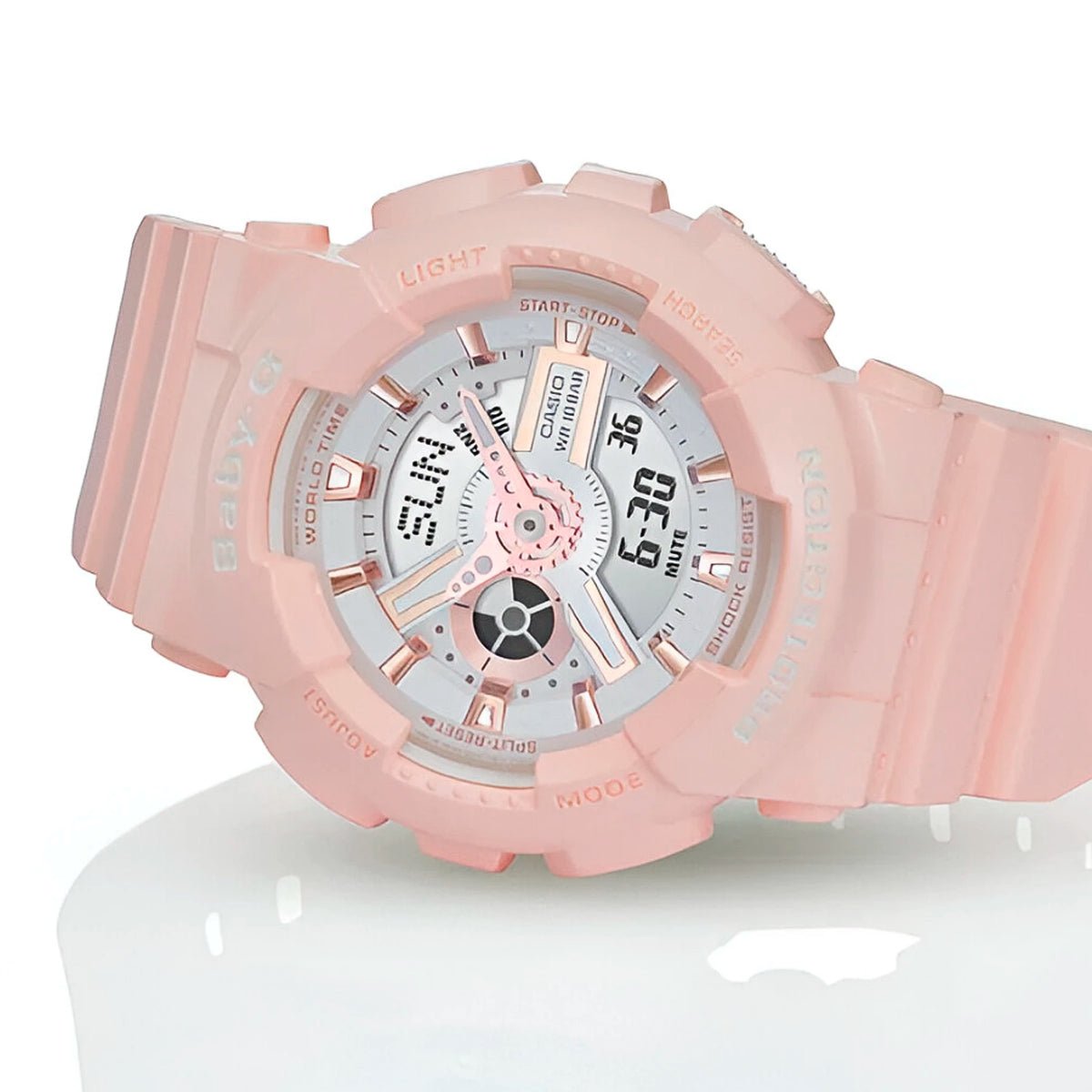 RELOJ BABY-G RESINA ROSADO BA-110RG-4A G-SK-M-22