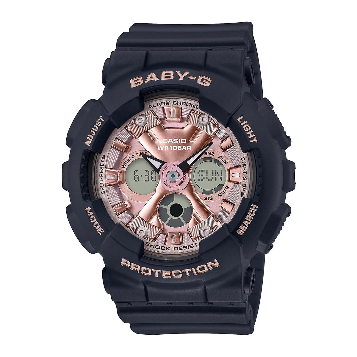 RELOJ BABY-G RESINA NEGRO BA-130-1A4DR G-SK-M-27