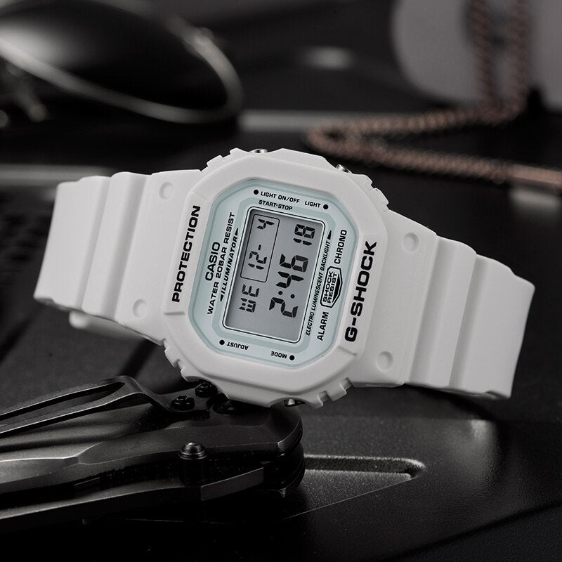 RELOJ G-SHOCK ALL WHITE RETRO G-S-84