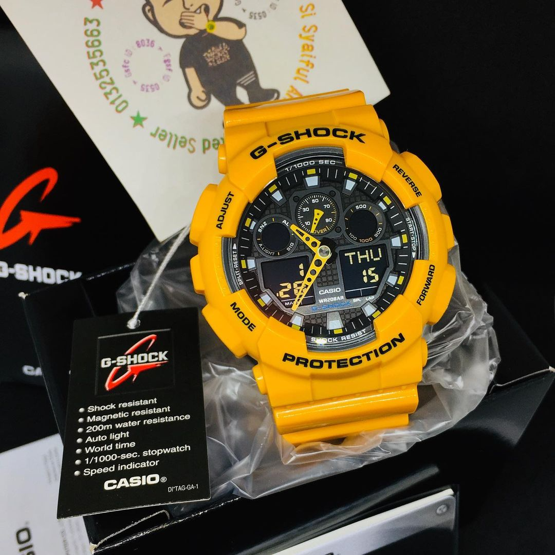 RELOJ G-SHOCK AMARILLO G-S-71