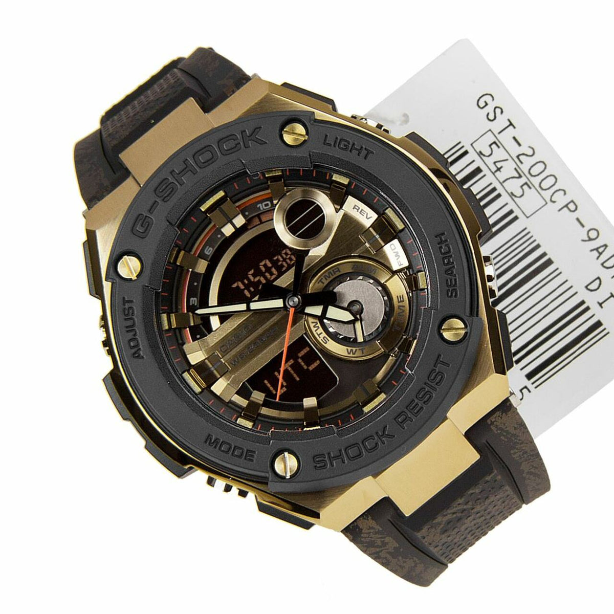 RELOJ G-SHOCK STEEL CAMUFLADO GOLD G-S-79