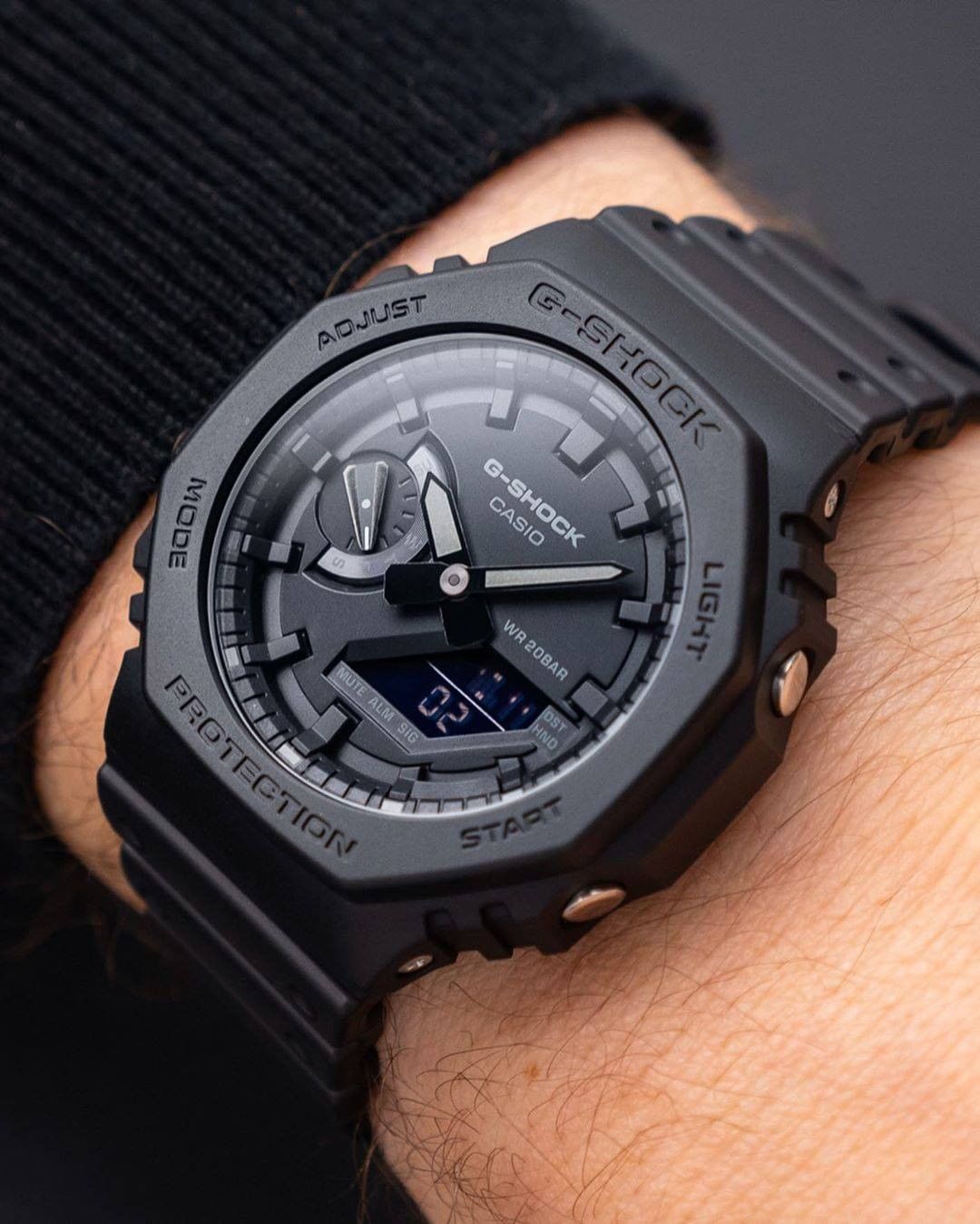 RELOJ G-SHOCK CARBÓN BLACK G-S-43