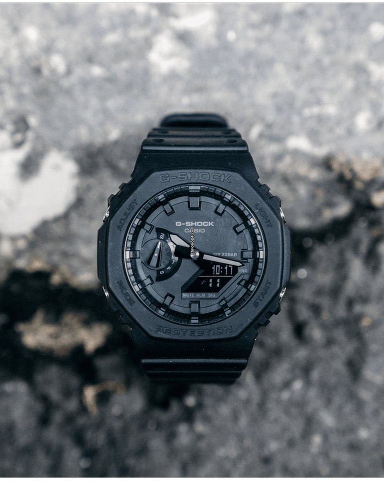 RELOJ G-SHOCK CARBÓN BLACK G-S-43