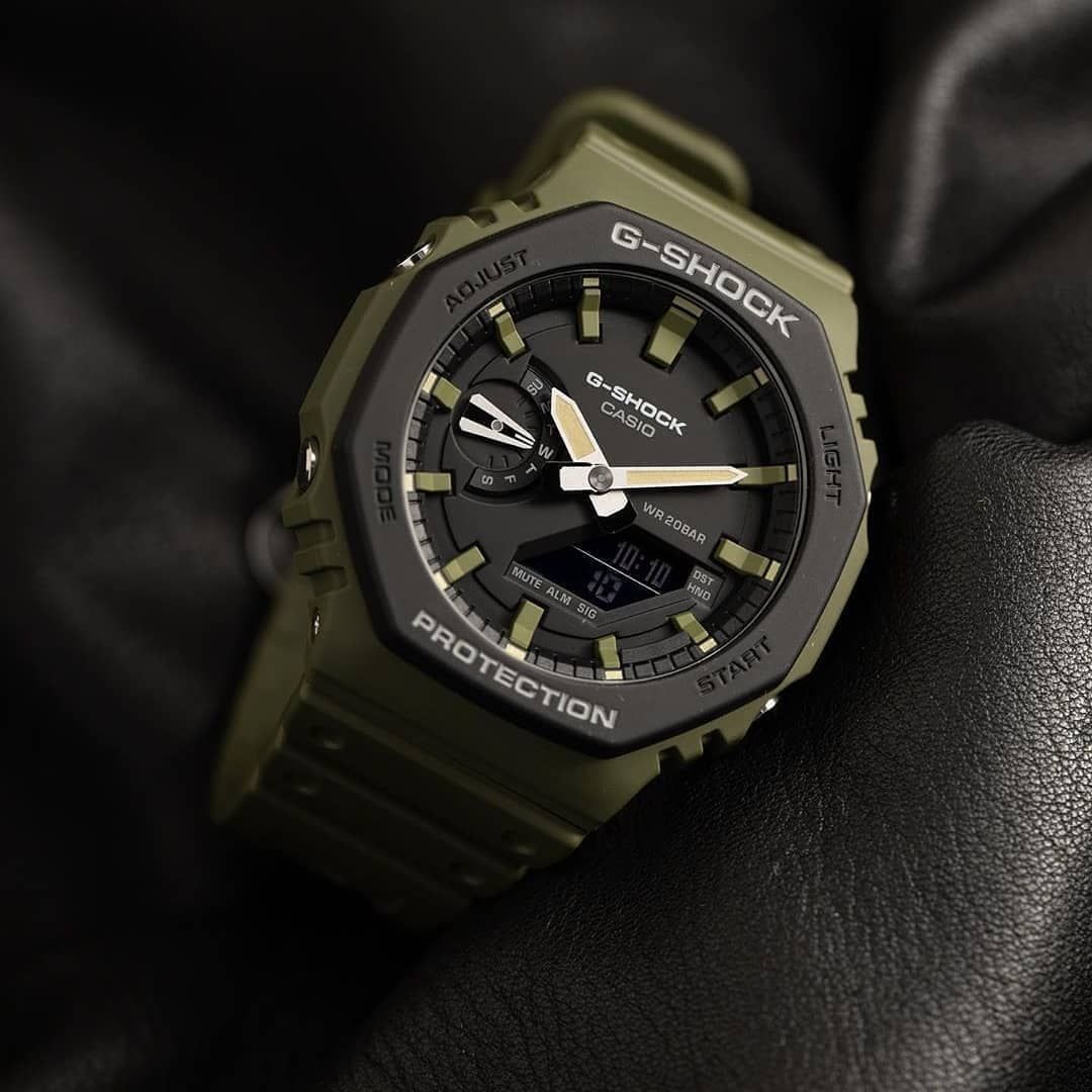 RELOJ G-SHOCK CARBÓN VERDE G-S-40